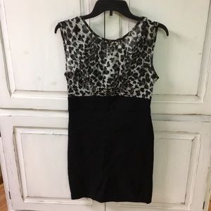 Cheetah print dress
